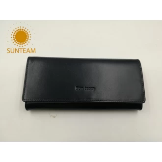 China Fashion leather wallet manufacturer, Genuine leather Women wallet supplier,  leather lady wallet  factory manufacturer