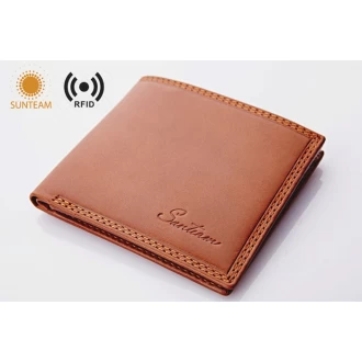 China High quality Leather wallet Manufacturer，china factory rfid pu leather wallet for men ， china rfid men's wallet suppliers manufacturer