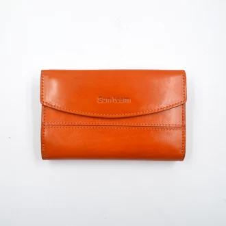 Chiny Leather Card Holder Wallet Womens Bifold Top Grain Large Capacity Leather Wallet producent