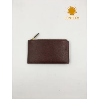 China men's slim leather wallet， Money Clip leather wallet， leather wallet retailer， Leather wallet wholesalers manufacturer