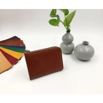 Chine le portefeuille minimaliste en cuir du porte-cartes personnalisé pour dames fabricant