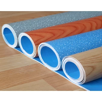 Çin Fabrika Tedarik Plastik PVC Deri Vinil Döşeme Rulosu - Çıkarıldı üretici firma