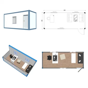 Tsina PREFAB OFFICES PRICE SA CHINA, CABIN CABIN PARA SA SALE Manufacturer