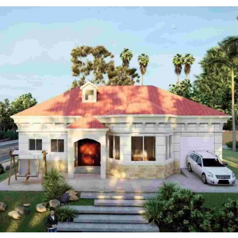 China Prefab Villas Luxury Supplier China | Low-Cost Steel Structure Prefab Homes with Garage manufacturer