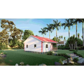 China Casa pré-fabricada pré-fabricada minúscula de 2 quartos 2B07 fabricante