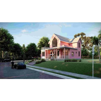 porcelana China Casas de la estructura de acero de lujo populares vendiendo - QB08 fabricante