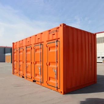 Chine Conception de conteneur d'expédition pour le stockage sous forme de porte à levier de verrouillage fabricant