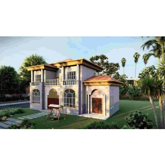 China Luxury Modern Design Prefab Steel Home Villa Building -QB21 manufacturer