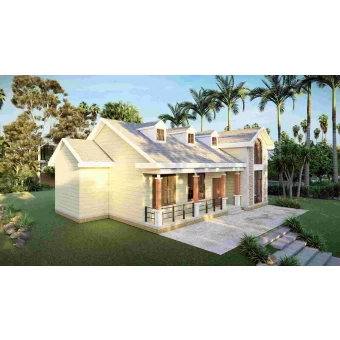 porcelana Villa de lujo - (QB04) Venta de casas de villas de lujo prefabricadas populares de 2 pisos fabricante