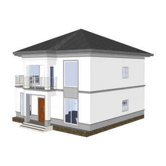 China Luxury Villa - (QB15) Sturdy Durable Steel Structure Prefab Model House Building Plans Designs manufacturer