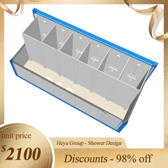 China Duschdesign - Heya Superior Quality Easy Build Günstige vorgefertigte tragbare modulare Duschhaus zum Verkauf Hersteller