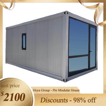 Tsina Modernong Container Office na May Malaking Salamin Manufacturer