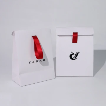 Paperist 6 Sacchetti Regalo In Carta Nera 30x23x12cm - Borse Resistente Con Manici In Cotone, Carta Spessa 250g, Con Strass Lucidi, Ideali Per Gioielli - 4