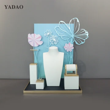 Display Per Collane In Pelle Nero - Busto Espositore Gioielli, Per Negozi O Casa - Foto 6