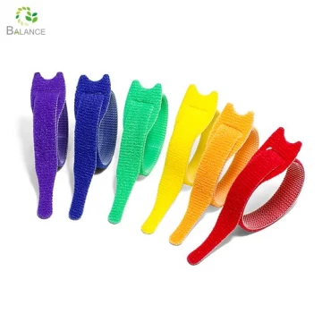 GWAWG 100PCS Attaches De Câble Réutilisables,Attaches De Type Crochet Et Boucle Amovibles Ré Glables Et Desserrables, Adaptées Au Cerclage De Fil, Au Tri De Fil, Au Cerclage De Fil Informatique