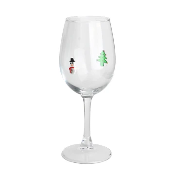 赤い海馬装飾グラス 赤い海馬装飾グラス カラーアクセント 赤ワイングラスセット