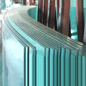 klar geschwungenen Sicherheitsglas Hersteller, China architektonische  gebogenen Glas Preise, hitzebeständige 6mm gebogen gehärtetes Glas