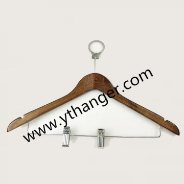 Buy Wholesale China Women/men Wood Hanger Natural Color 445mm With