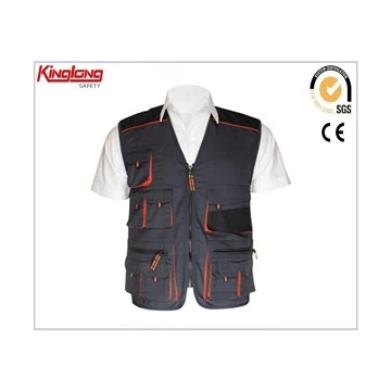 Multi Functional Pockets Safety Work Vest - China Work Vest and Cotton Vest  price