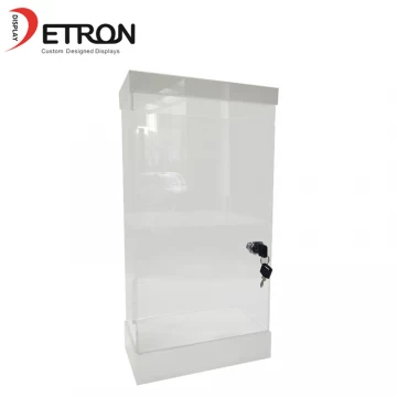 2 Tiers acrylic watch countertop display stand with locked.jpg