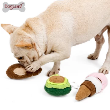 Jouet pour chien Squeaky Dog Toy Snuff Intelligence Toy pour chiens  Renifler Jouet Pour l’ennui, la recherche de recherche de nourriture  Formation