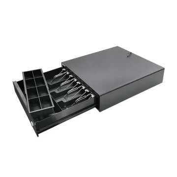 6 Bills 8 Coins Cashier Box Flip Top Cash Drawer - Cash