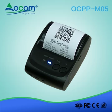 OCOM (OCPP-M12) Impresora térmica portátil portátil de 58 mm, mini portátil  con bluetooth, térmica