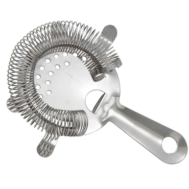 Chine Acier inoxydable poli Quatre Prong Hawthorn Passoire Passoire cocktail fabricant