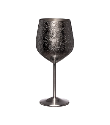 China 17oz Food Grade Stainless Steel 304 Wine Glass manufacturer