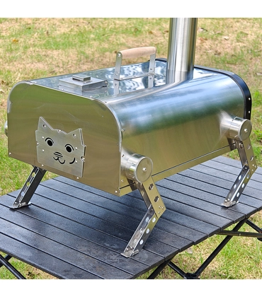 Chine Portable Pizza Outdoor Pizza Wood Fired en acier inoxydable Pizza Pizza For Backyard Party fabricant