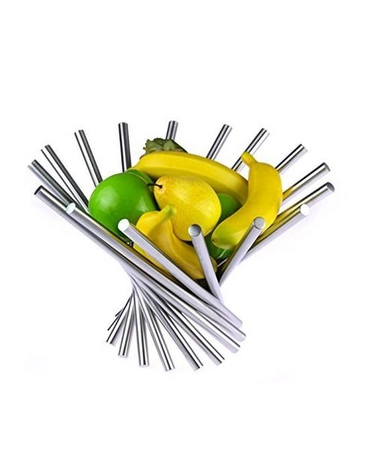 Chine Rotation Creative acier inoxydable Fruit Bowl / Fruit Basket / Fruit stand Titulaire / Fruit fabricant