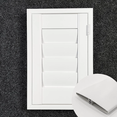 China PVC Hollow Louver Shutter manufacturer