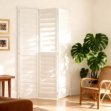China High-end Interior Customized Wooden Plantation Shutter Window Door manufacturer