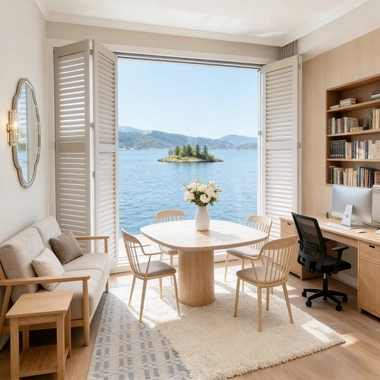 China Custom Made High End PVC Shutters for Windows Premium Quality Decorative Flame Retardant Eco-Friendly UV Blocking Contemporary manufacturer