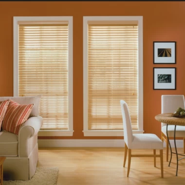 China Real wood and PVC  Louver blinds, Custom color Timber blinds supplier manufacturer