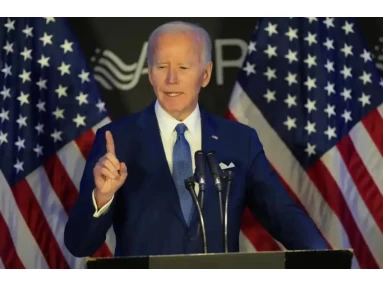 Biden delivered his first public speech after stepping down