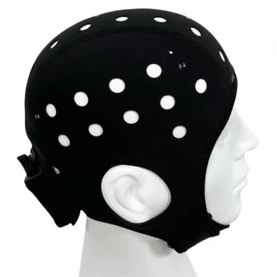 CAP de electrodos EEG de 8 canales para la investigación científica | 10-20 Sistema estándar internacional | Fabricante de dongguan