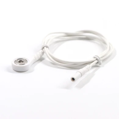 2.0mm Female Electrode Pin to 4.0mm Female Snap Lead Wire for TENS EMS Devices | TENS EMS Lead Wire Manufacturer