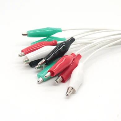Customized USB Type-C to 4 Leads Crocodile Clip Cable | Dongguan Crocodile Cable Manufacturer