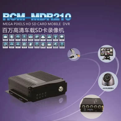 h.264 720p / 1080p grabadora de video para automóvil 4ch 256G Tarjeta SD compatible con wifi gps