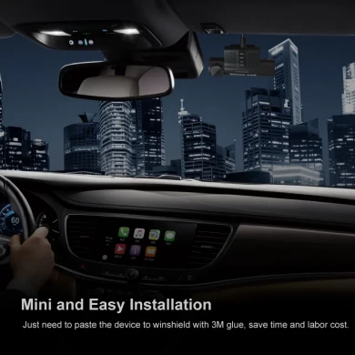 Duel lens 1080p car video recorder，support GPS G-sensor easy install the car
