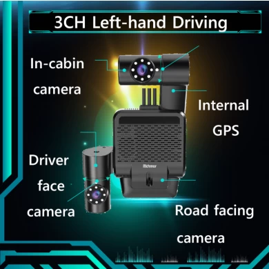 Mini dashcam 2channel and the 3 channel support 4G AI function mobile dvr suitable for vehicle