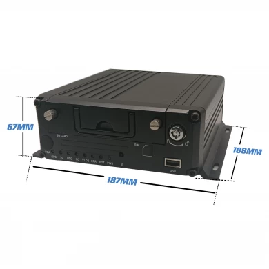 HDD 4ch AHD+ 4ch IPC wireless cctv camera system for bus truck with ADAS DSM BSD car balck box