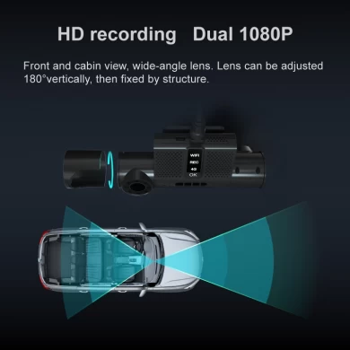 2023 NEW Upgrading 4G duel lens 1080p Dash cam mdvr vehicle video recorder with GPS tracking