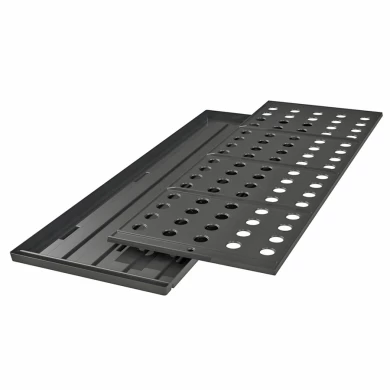 Custom Indoor Growing Large Long Flat White Black Hydroponic Plastic Tray for Plants