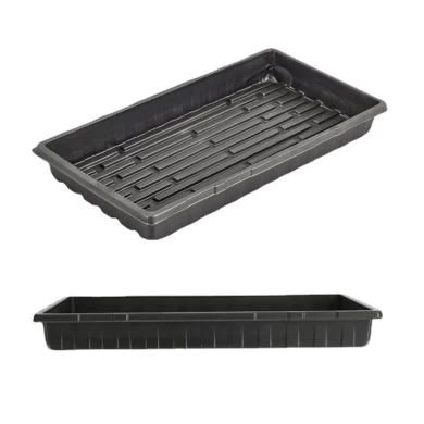 Extra Strength Indoor Microgreens Growing PS Black Plastic Plug Trays Base 1020 Seed Trays