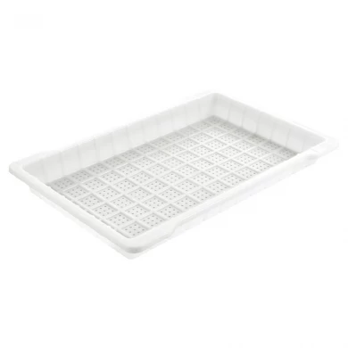 Heavy Duty Black PP Plastic Rectangle Mesh Grid Garden Sprouts Seed Propagation Tray