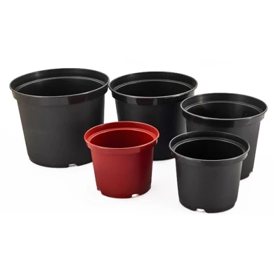 Extra Large Gallon PP Black Plastic Anti-UV Forest Trees Flowers Outdoor Plant Pots For Sale