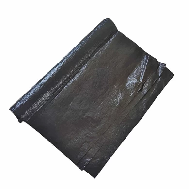 Large Eco HDPE Plastic Garden Bed Ground Cover Opaque Black Weed Mat For Greenhouse