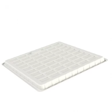 2x4 3x3 4x4 4x8 ABS HIPS White Black Plastic Hydro Hydroponic Flood And Drain Tray